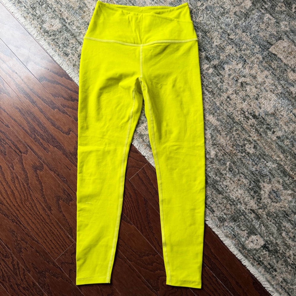 Beyond Yoga Neon Lime High-Rise Leggings